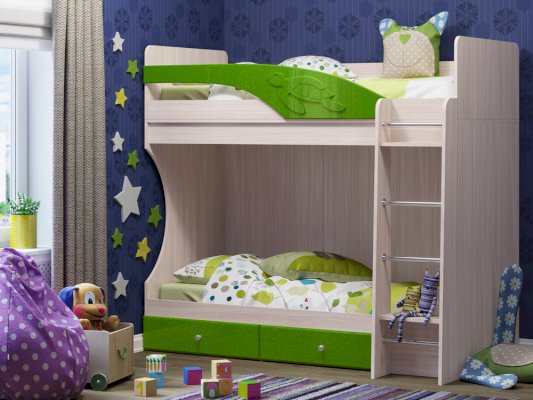 Двухъярусные кровати для взрослых и детей: виды, модификации, дизайн.